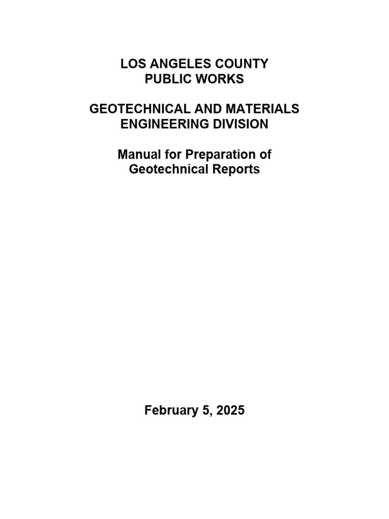 Geotechnical Report Preparation Guide | PDF | Geotechnical Engineering ...