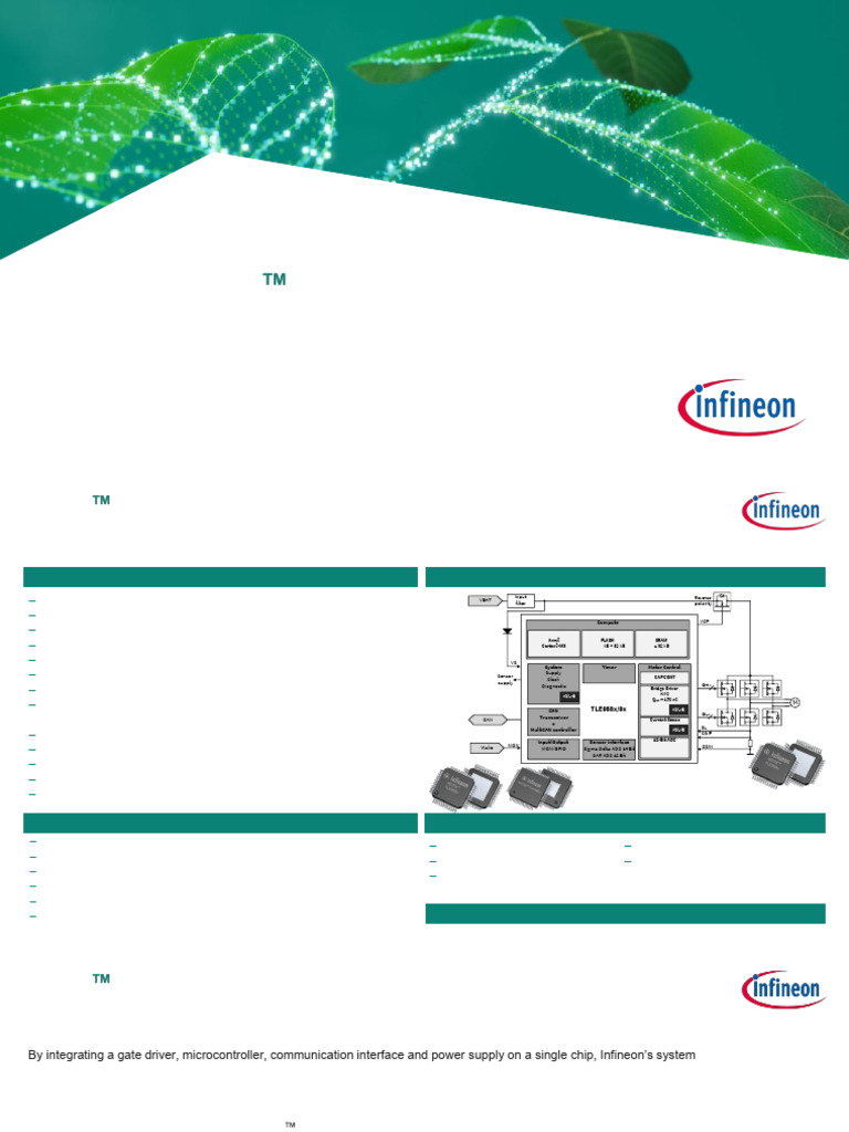 MOTIX MCU TLE988x/TLE989x Overview | PDF | Microcontroller | System On ...