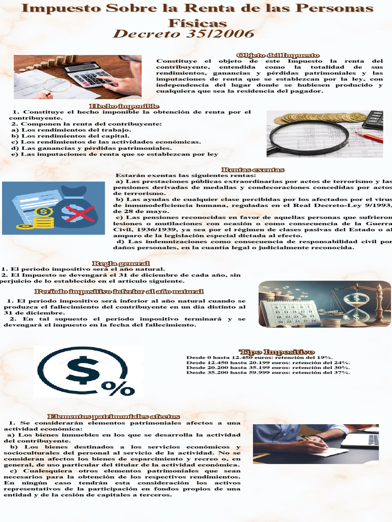 Hecho Imponible en el Impuesto sobre la Renta | PDF | Impuestos ...