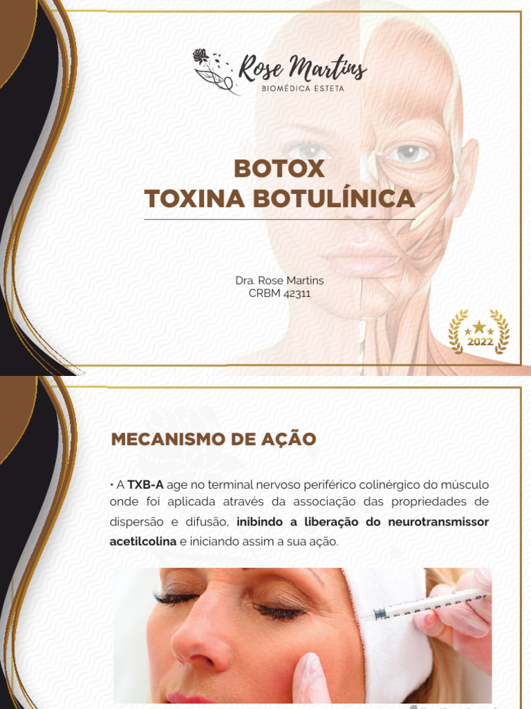 Guia Completo sobre Aplicação de Botox | PDF | Toxina botulínica | Músculo