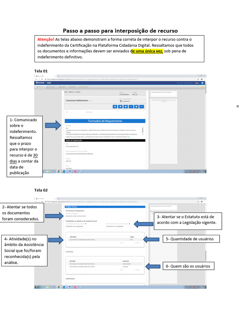 Como Interpor Recurso na Certificação | PDF