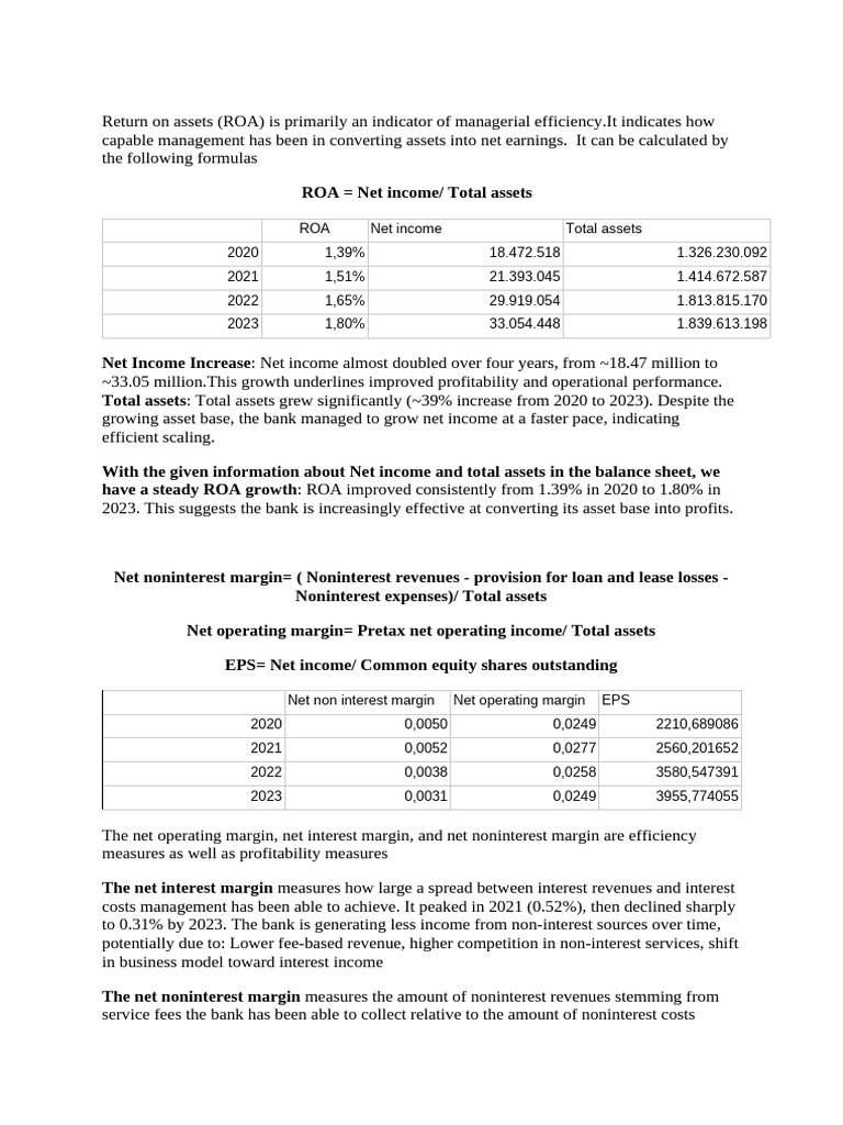 Profitability Ratios1. | PDF | Revenue | Interest