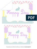 Hoppy Day Printable Set