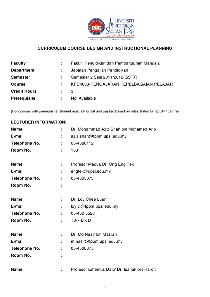 Course Design for Diverse Learners | PDF | Career & Growth | Self ...