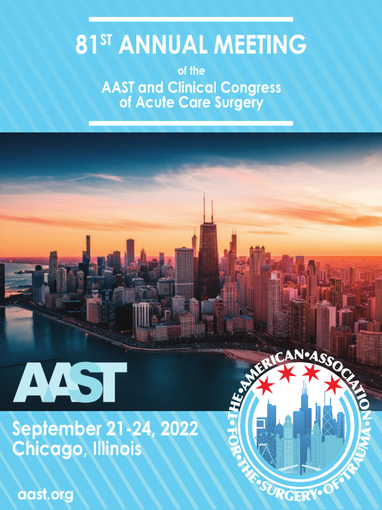 AAST 81st Annual Meeting Program Guide | PDF | Doctor Of Medicine ...