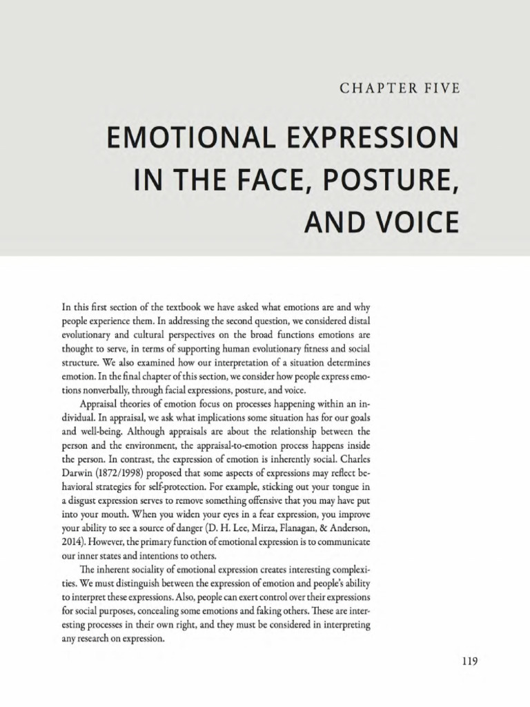 Understanding Emotional Expression | PDF | Emotions | Facial Expression