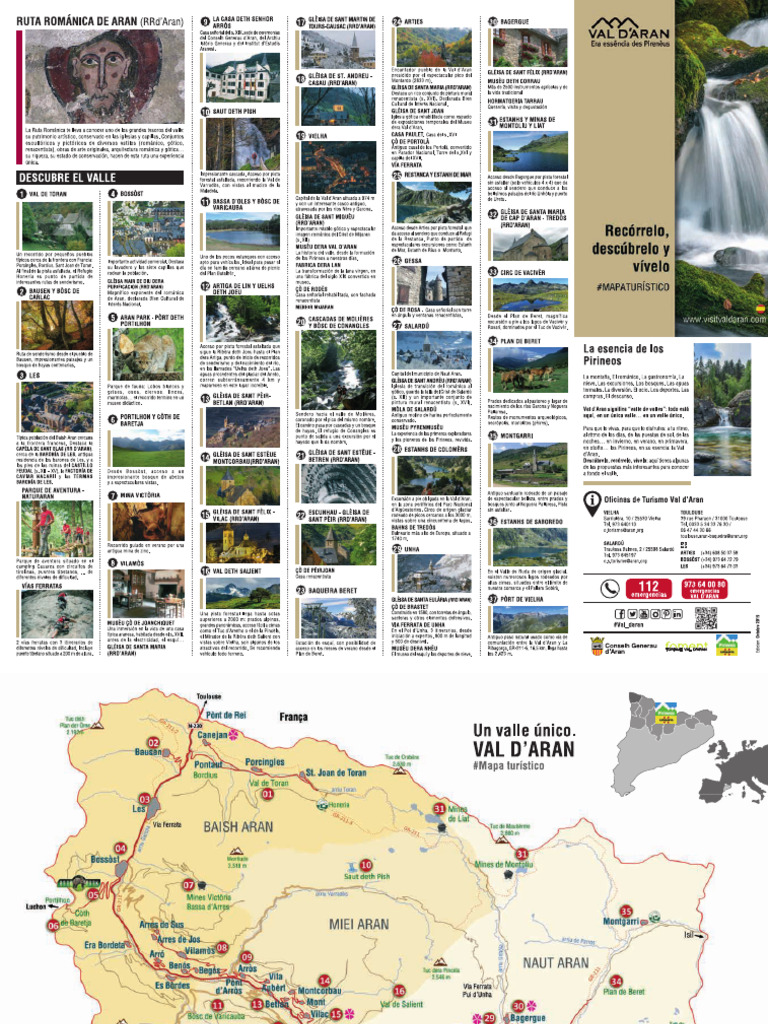 Mapa Turístico Castellano 2019 | PDF