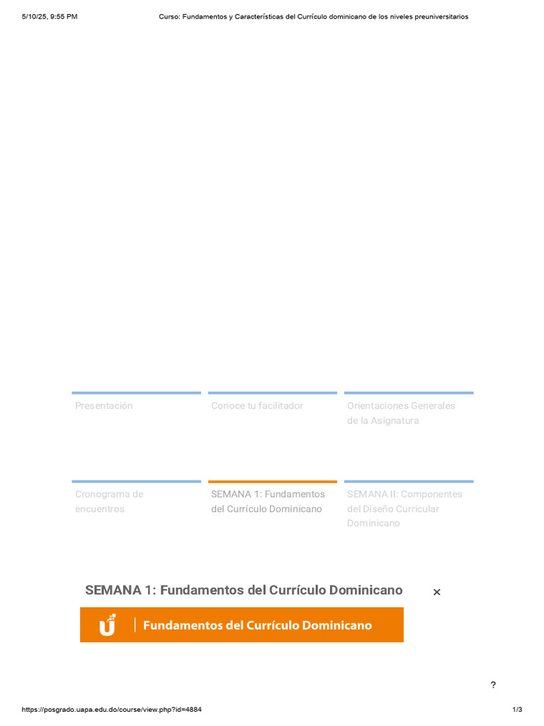 Fundamentos del Currículo Dominicano | PDF | Plan de estudios | Aprendizaje