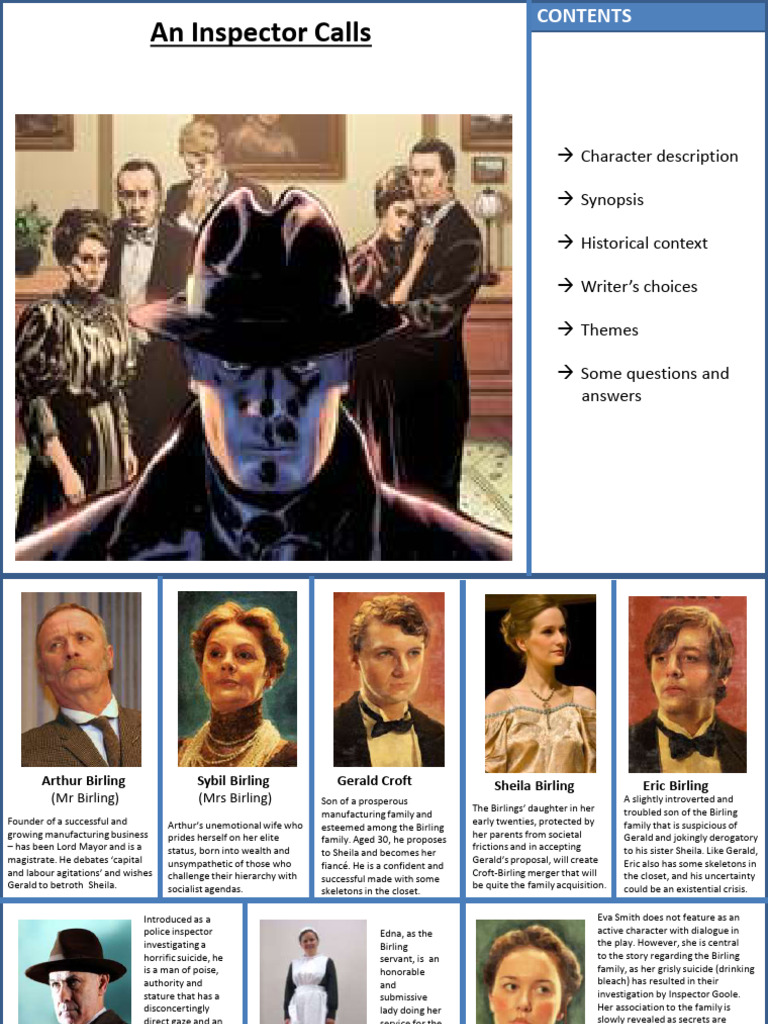 An Inspector Calls Resources | PDF