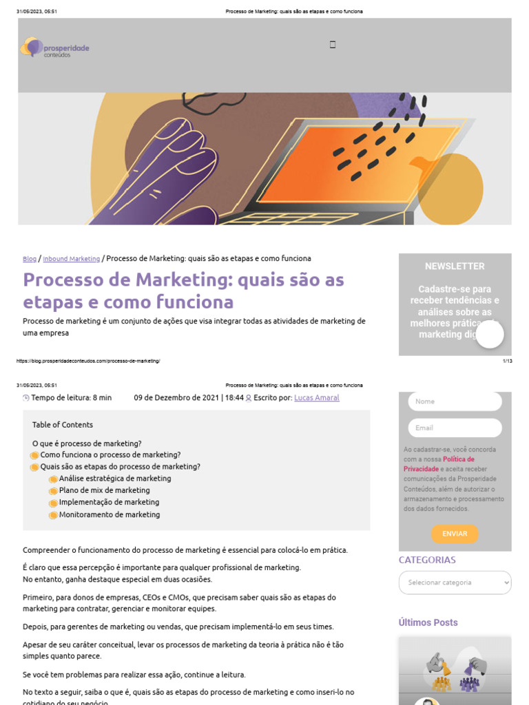 Etapas do Processo de Marketing | PDF | Marketing | Segmentação de mercado