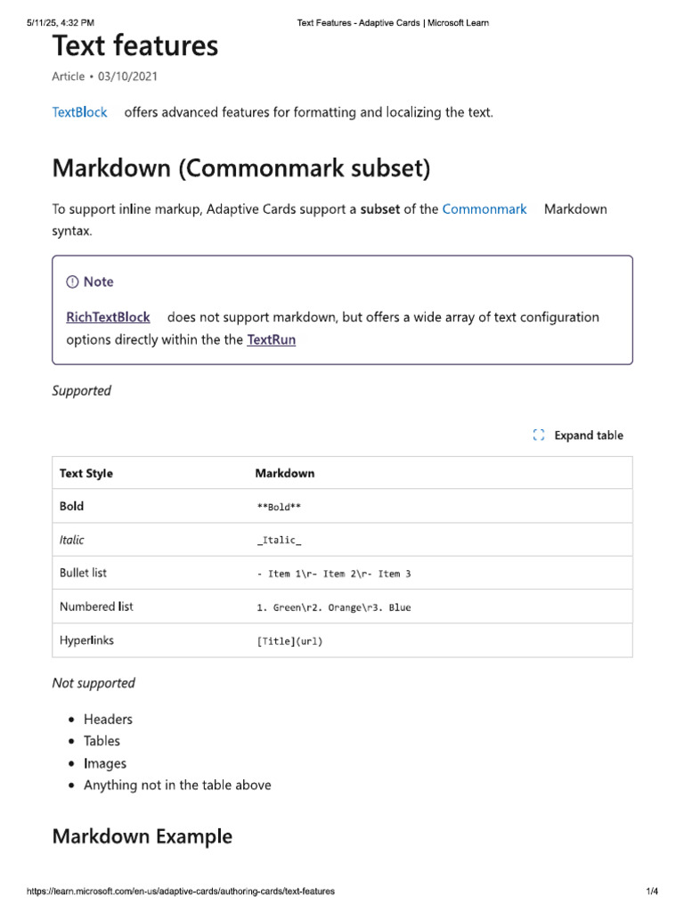 Text Features | PDF