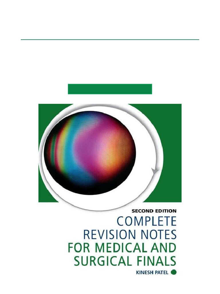 Reader's Pick Complete Revision Notes For Medical and Surgical Finals ...
