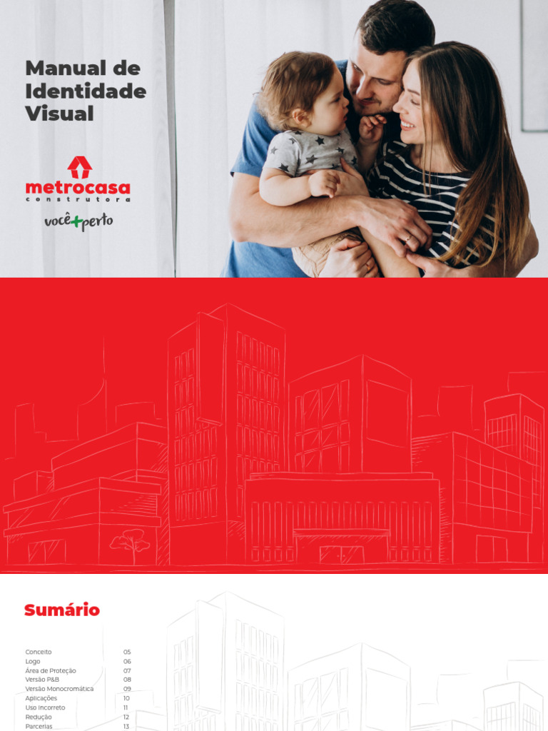 Manual de Identidade Visual Metrocasa | PDF | Marca | Tipografia