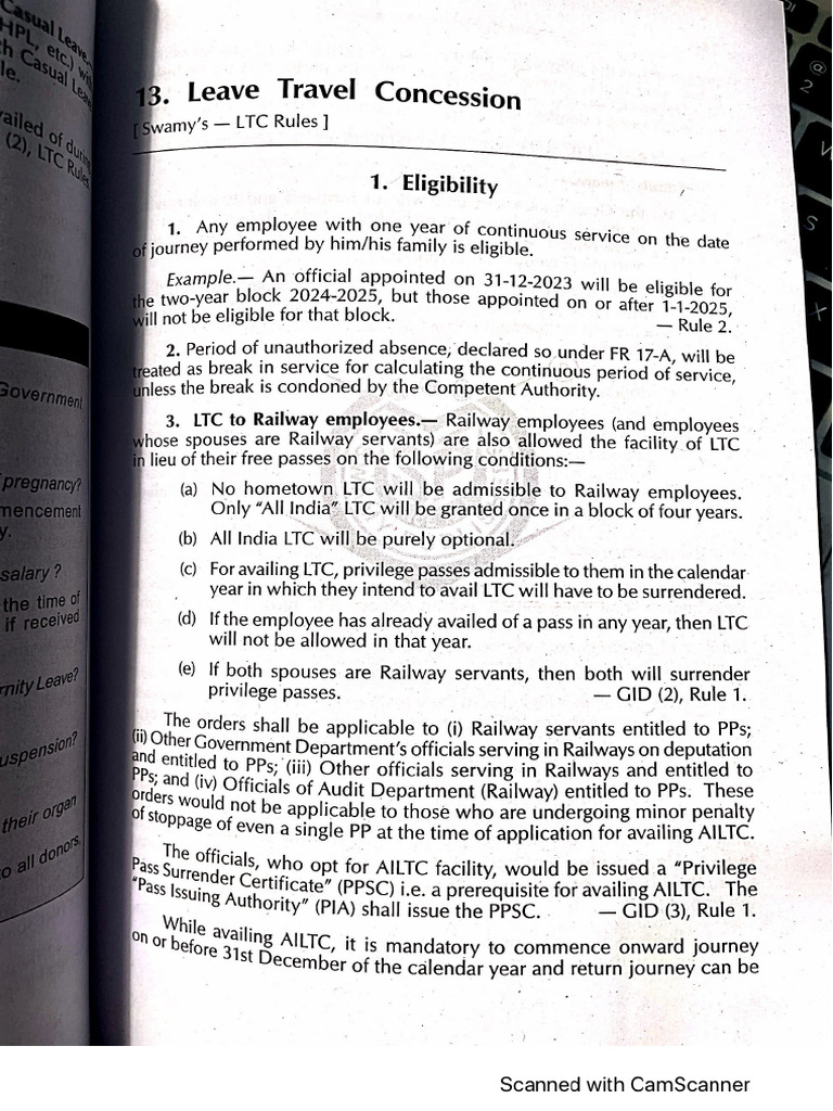 LTC Rules | PDF