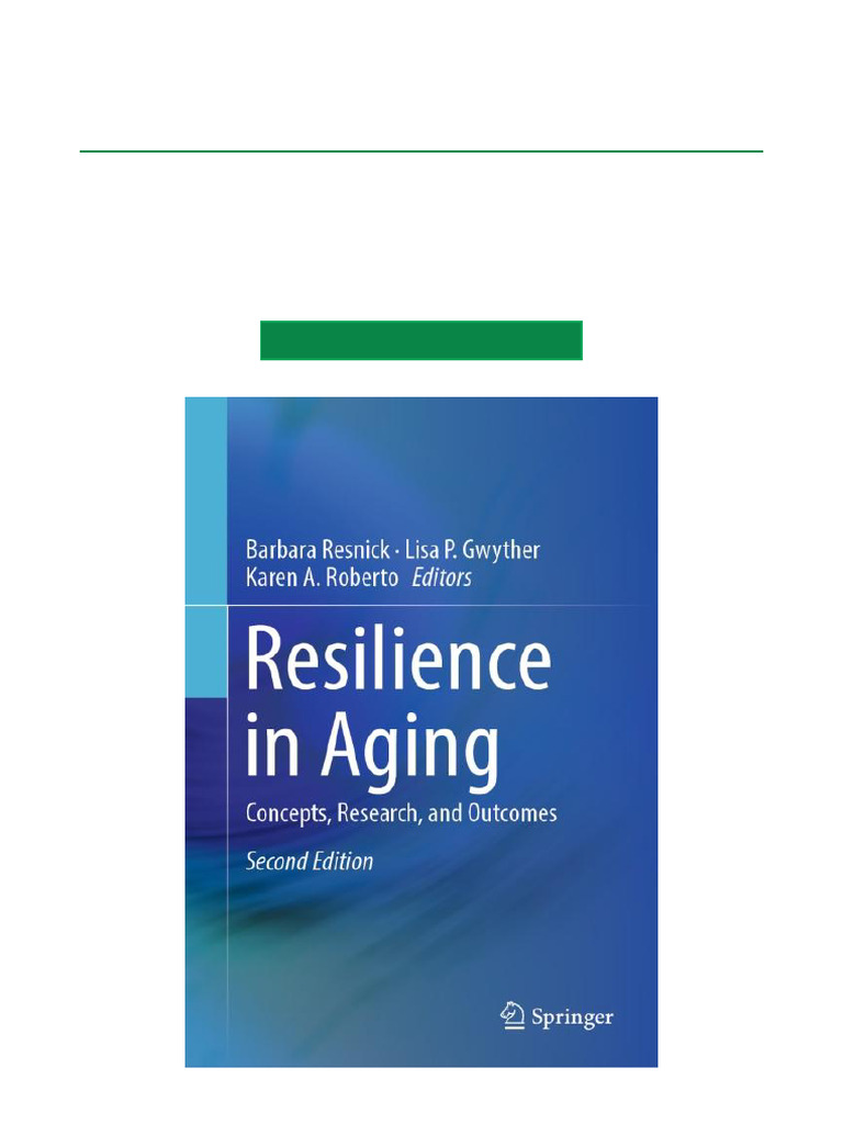 Resilience in Aging: 2nd Edition Guide | PDF
