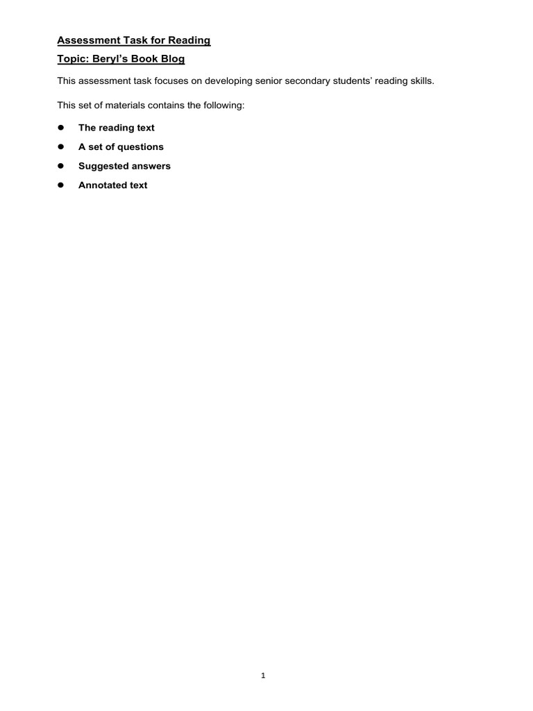 Beryl’s Book Blog: Reading Assessment Task | PDF | Foundation Universe