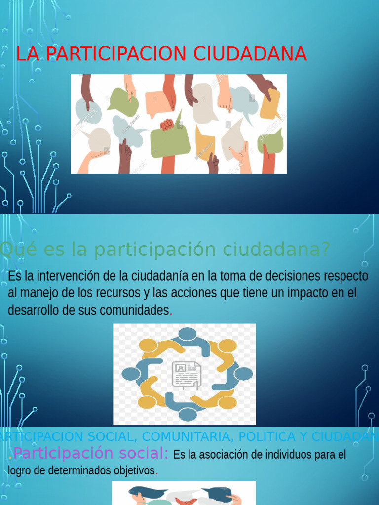 La Participacion Ciudadana. | PDF