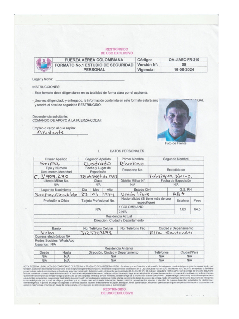 formato completo rivelino | PDF
