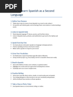 Ultimate Spanish Study Guide for Beginners | PDF | Learning | Spanish ...