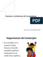 Funciones y Atribuciones Del Ayuntamiento