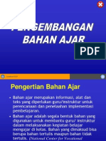 Pengembangan bahan ajar