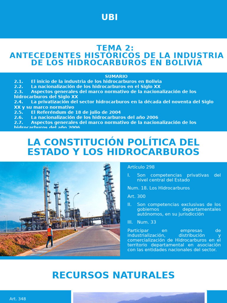 Historia de la Industria de Hidrocarburos en Bolivia | PDF | Petróleo