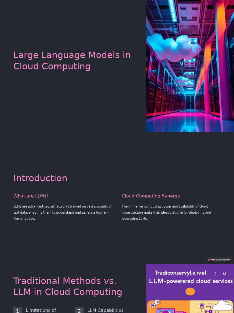 LLMs Transforming Cloud Computing | PDF | Cloud Computing | Scalability