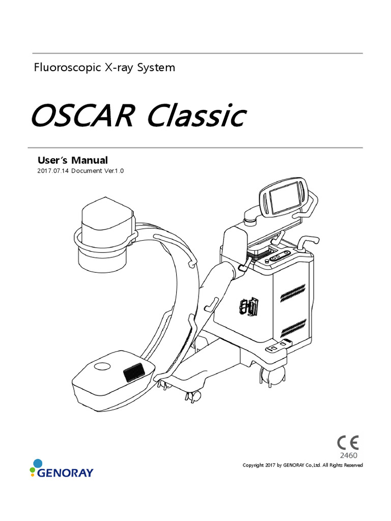 OSCAR Classic Fluoroscopic X-ray Manual | PDF | Humidity | X Ray