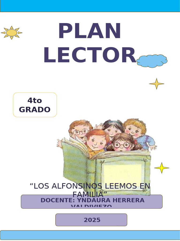 Plan Lector para Cuarto Grado 2025 | PDF | Comprensión lectora ...
