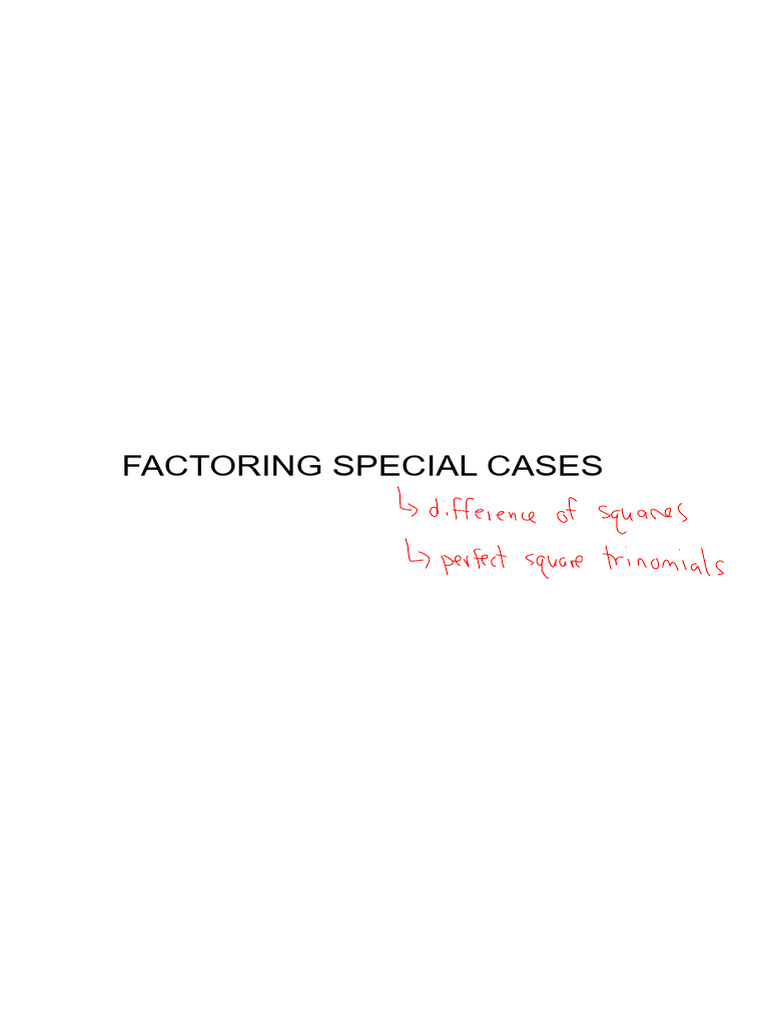 Special Cases Dos and PST Notes | PDF