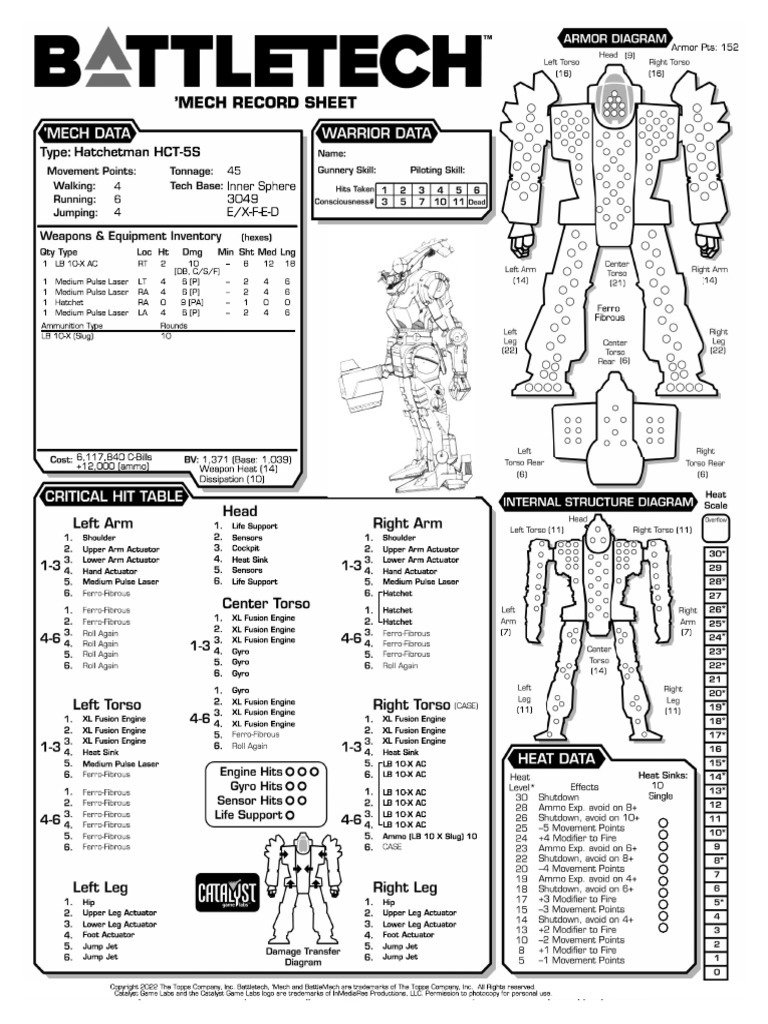 Hatchetman 5S | PDF