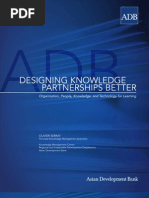 Download Designing Knowledge Partnerships Better For Print by ADB Knowledge Solutions SN86041500 doc pdf