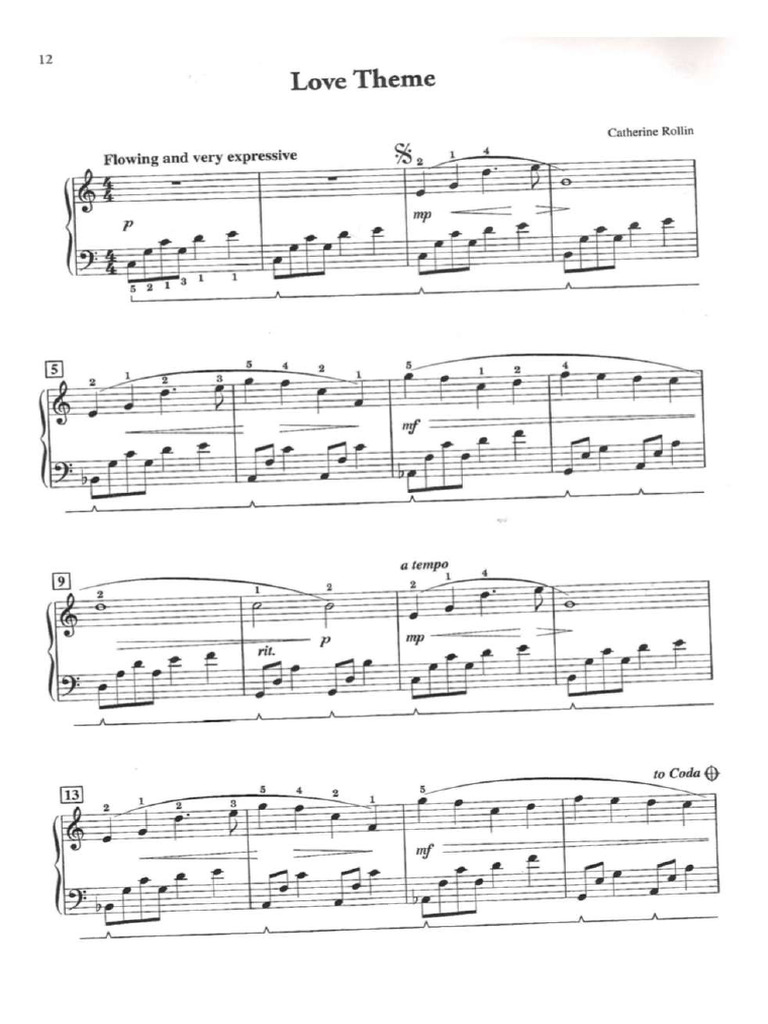 Love Theme Catherine Rollin Pdf