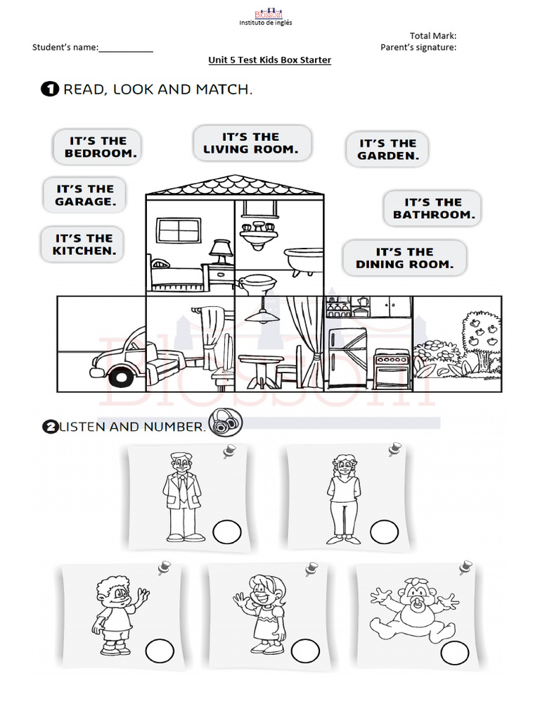Unit 5 Test Kids Box Starter + Unit 6 Play and Lern Starter | PDF