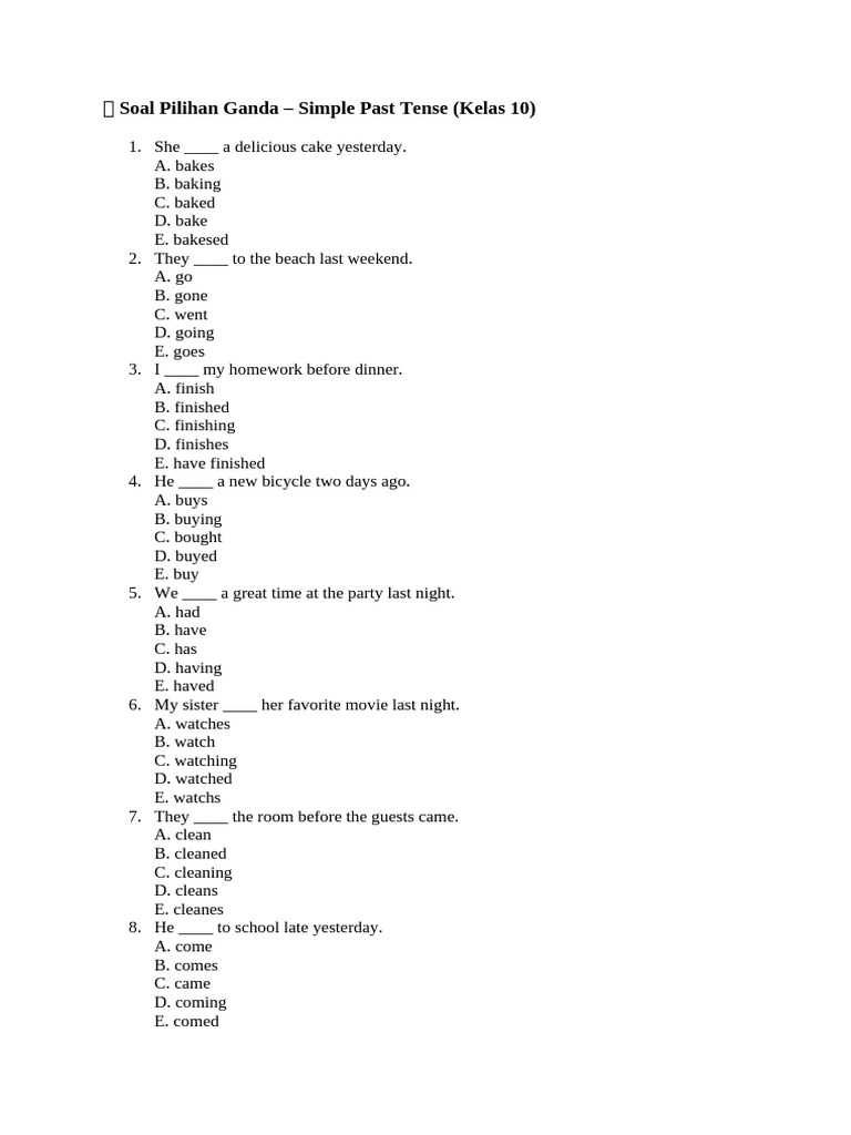 Daily Test Kelas 10 | PDF