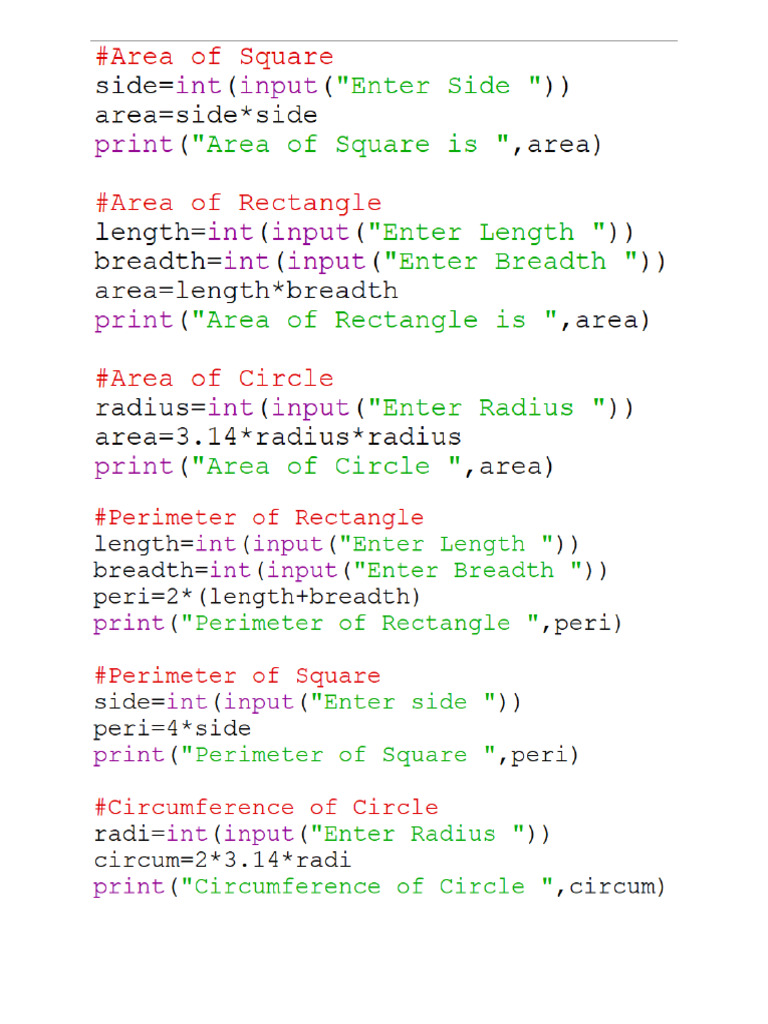 Program Code Class IX | PDF