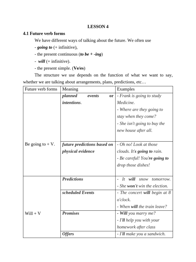 Lesson 4 | PDF