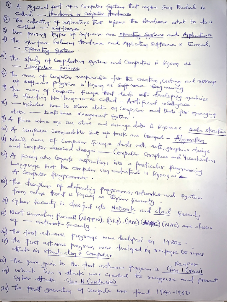 COS 101 Question and Answer by King Jay | PDF