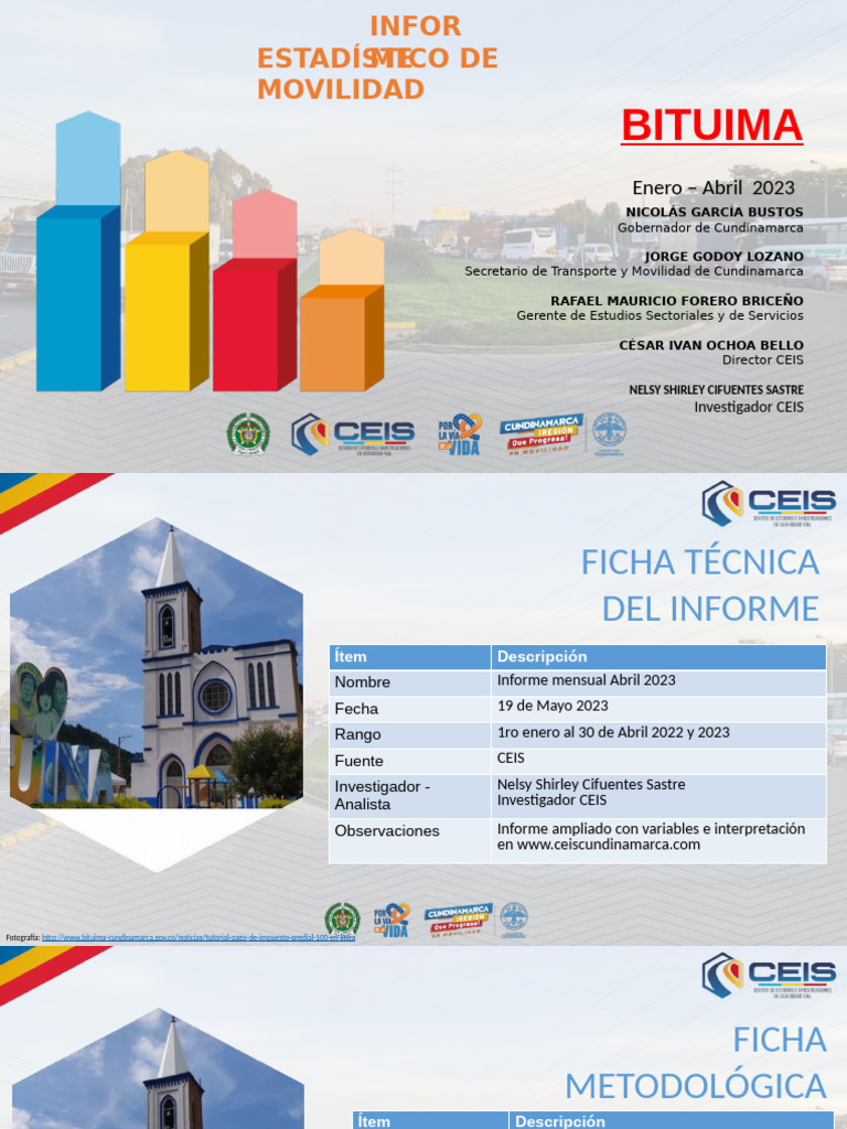 Informe Municipal Bituima Enero-Abril 2022-2023 | PDF