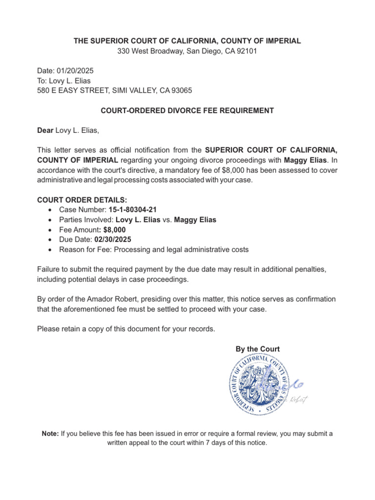 Court Ordered Divorce | PDF