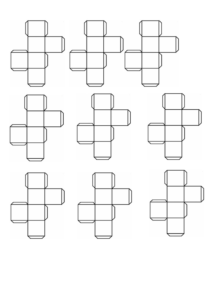 Free Paper Cube Template | PDF