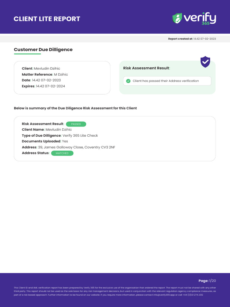 NEW Lite Report Layout | PDF | Business