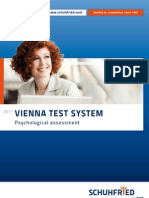 Vienna Test System 2011 en Catalog SCHUHFRIED