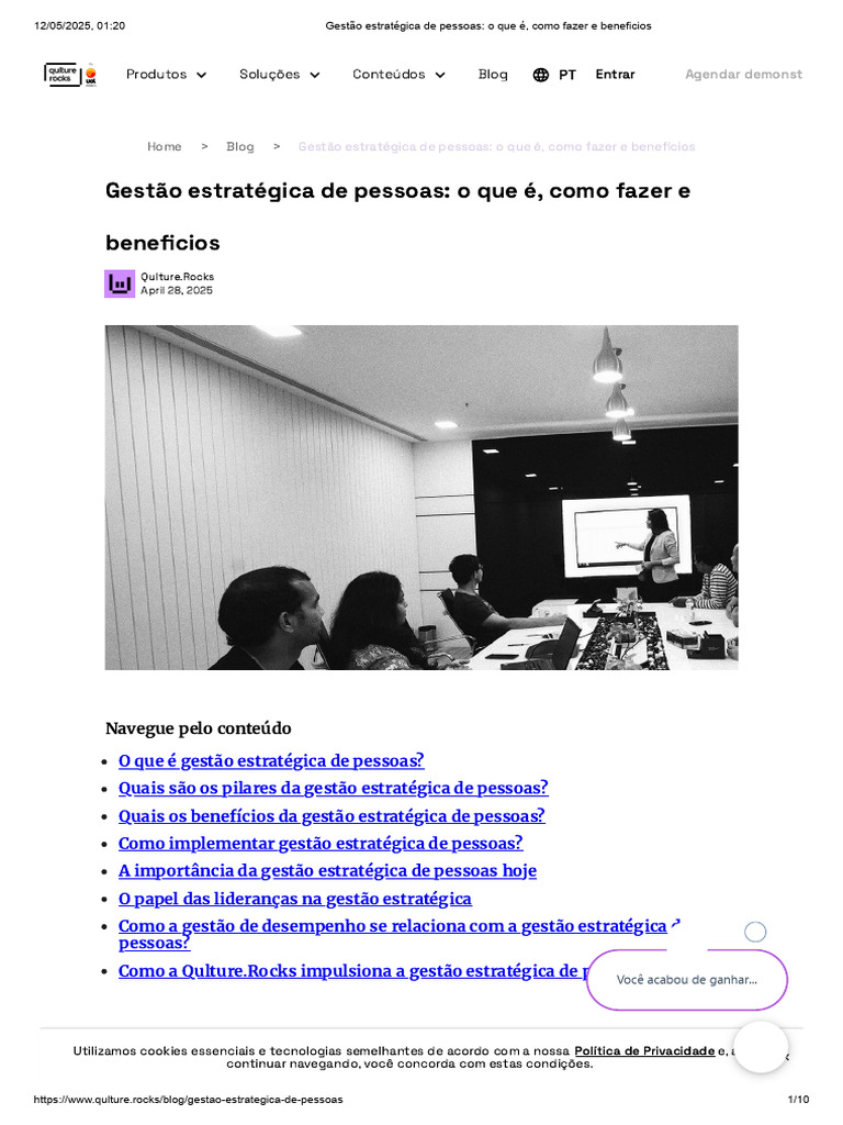 Gestão Estratégica de Pessoas: Guia Completo | PDF | Gestão de recursos ...
