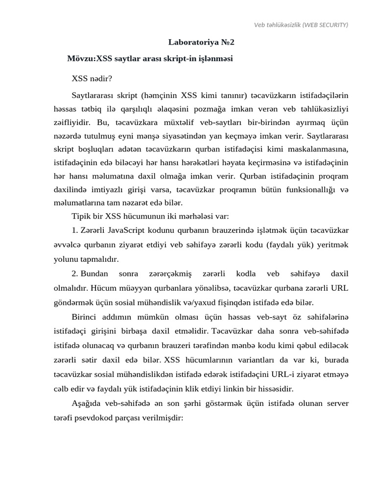 Laboratoriya VT 2 | PDF