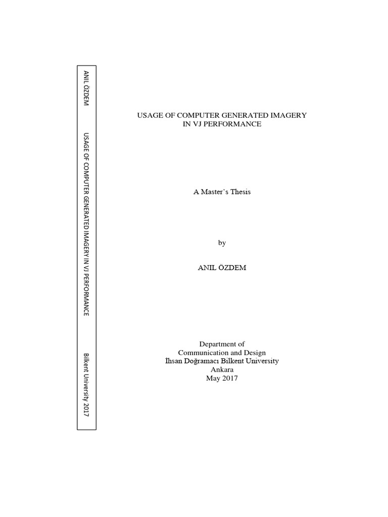 Usage of Computer Generated Imagery in V | PDF | Technical Drawing ...