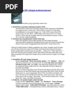 Download Cara Jadikan Hp Sebagai Modem Internet by Yank Terlupakand SN86044412 doc pdf