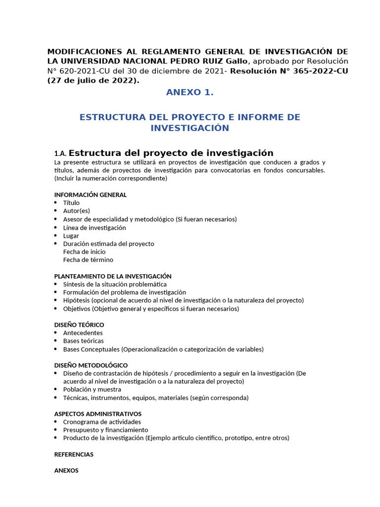 Estructura de Proyectos e Informes de Investigación | PDF | Diseño ...