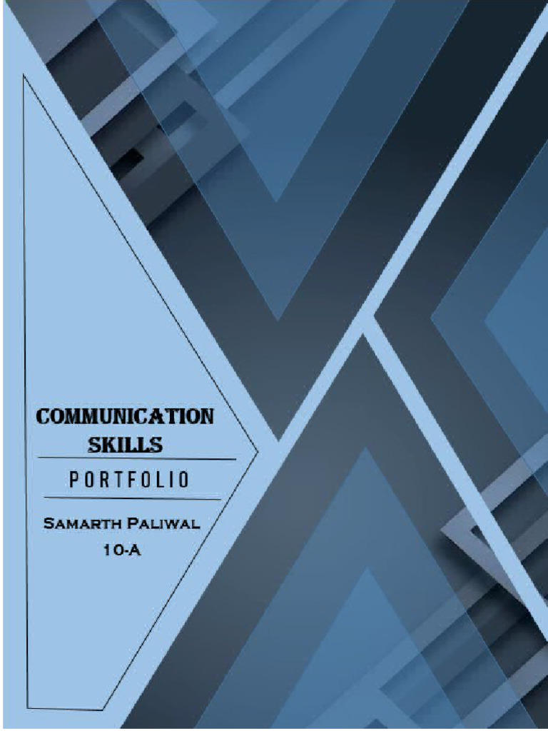 IT Portfolio - Communication Skills - Dotx | PDF | Communication ...