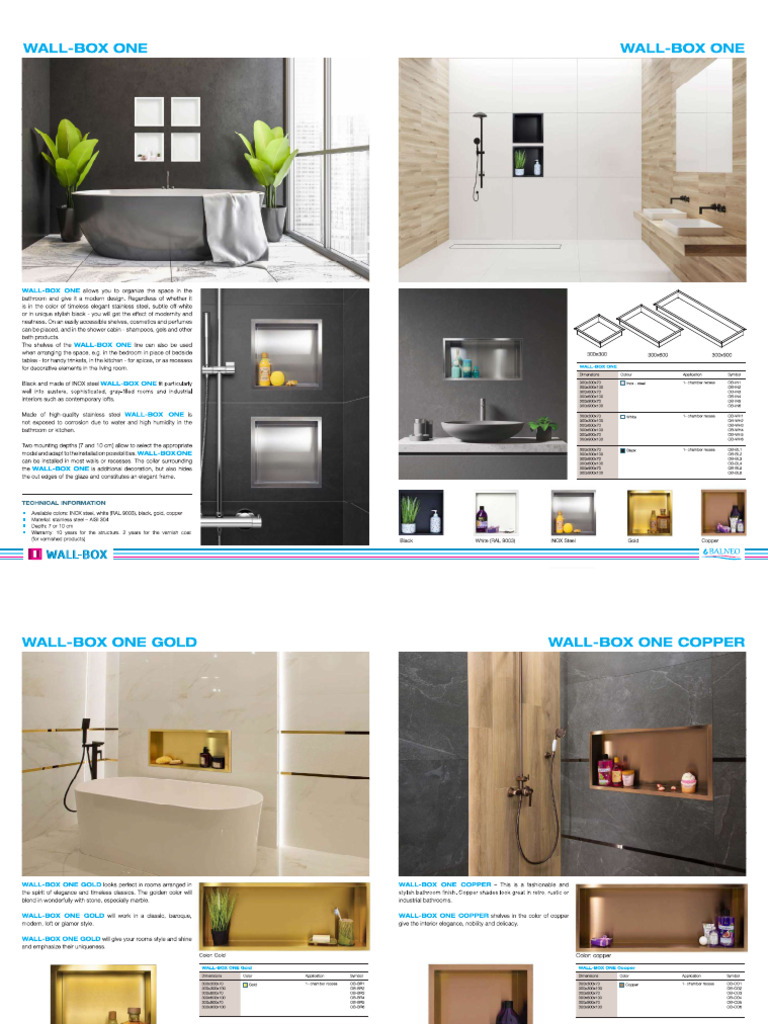 WALL BOX Models | PDF